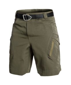Alternative view of Tactical Cargo Shorts for Men Relaxed fit Stretch Work Shorts Multi Pockets Outdoor Hiking Pants