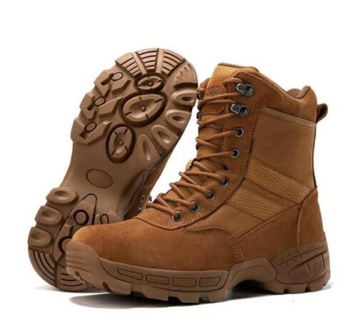 Overland Desert Boots – coyote brown suede tactical boot